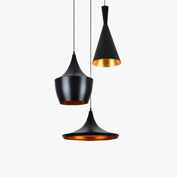 Vintage Cloth Art Pendant Light